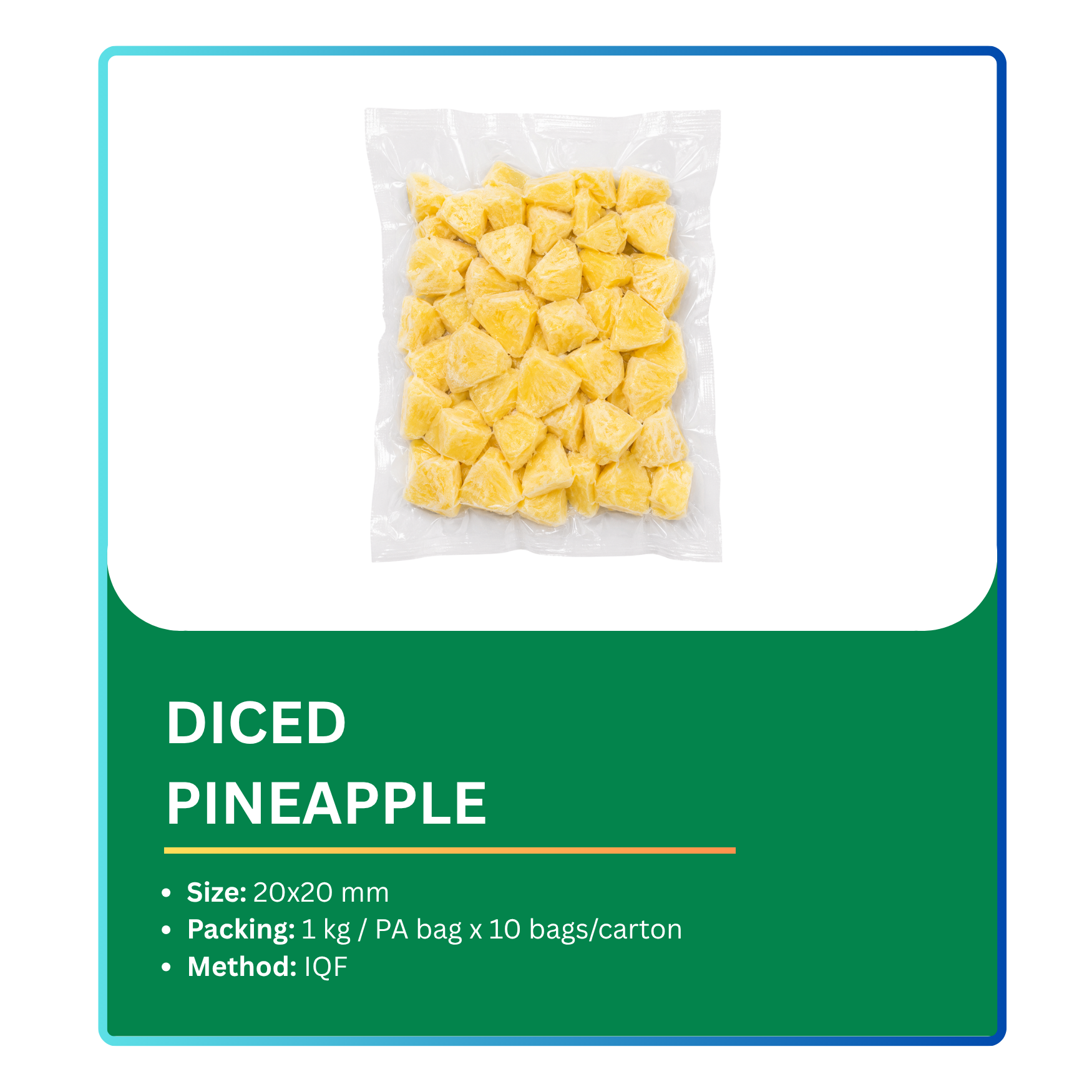 Diced Pineapple