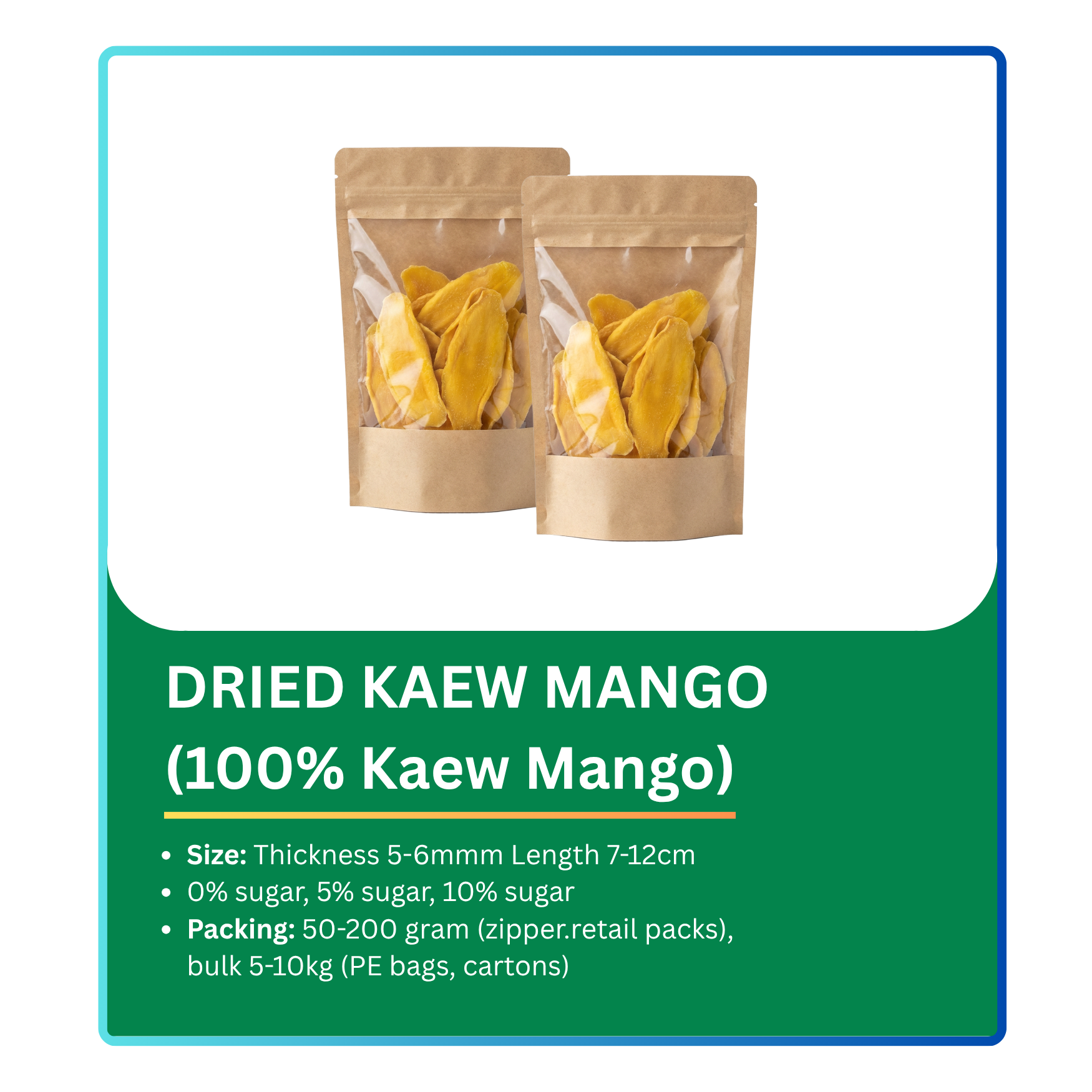 Dried Kaew Mango