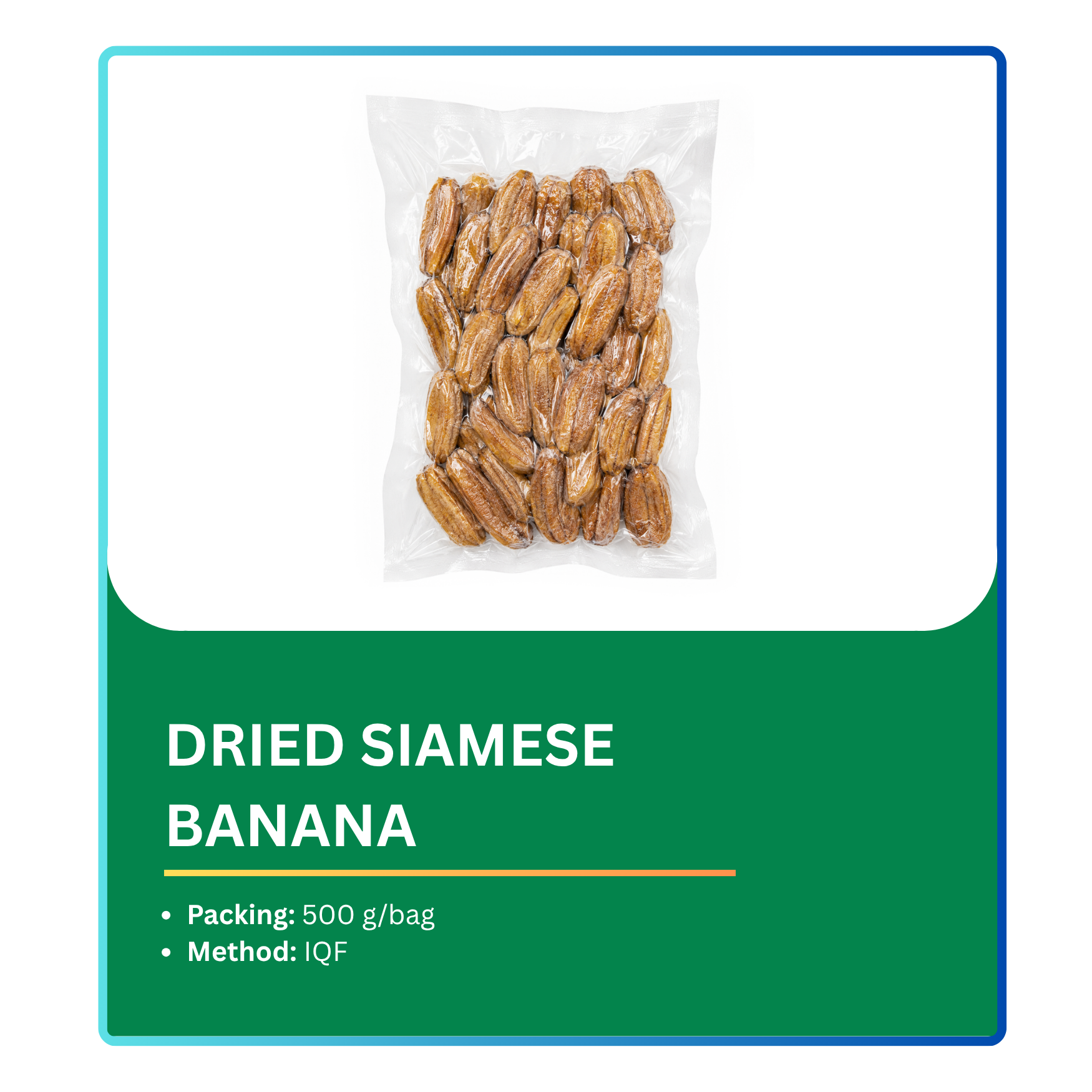 Dried Siamese Banana