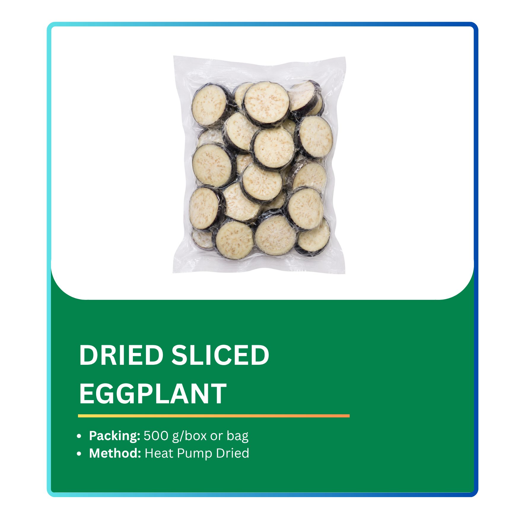 Dried Sliced Eggplant
