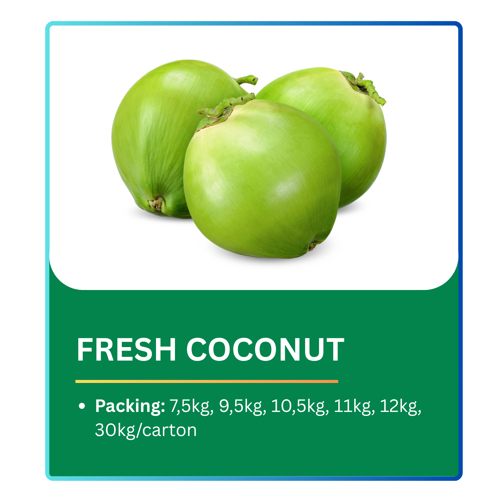 Fresh Coconut