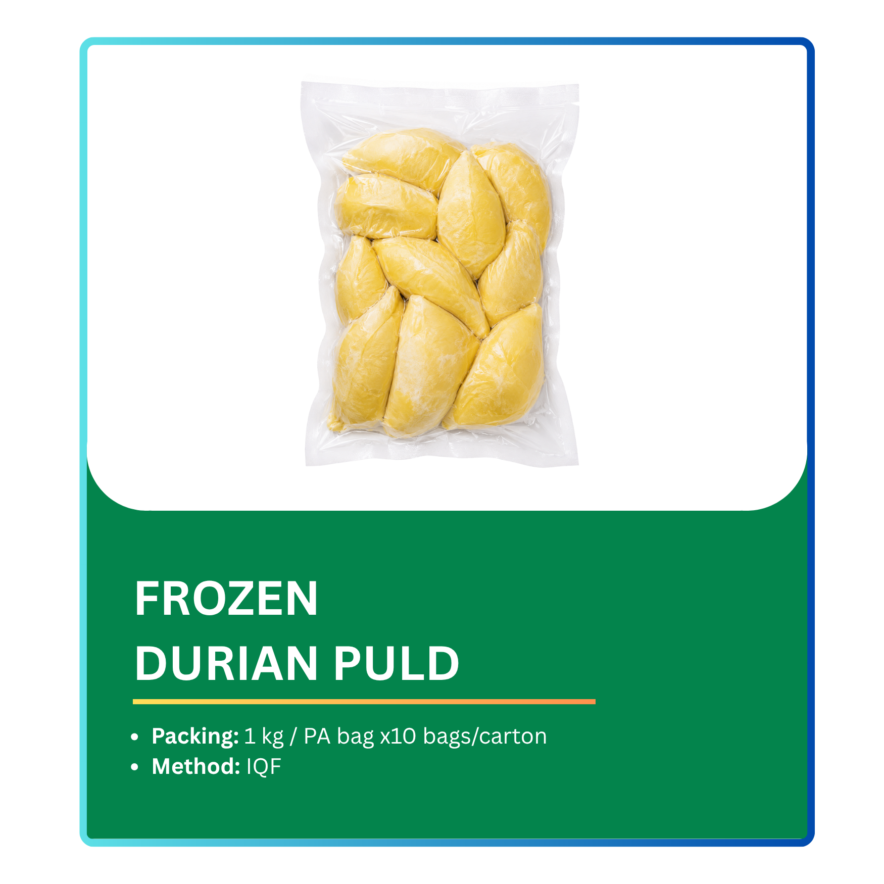 Frozen Durian Puld