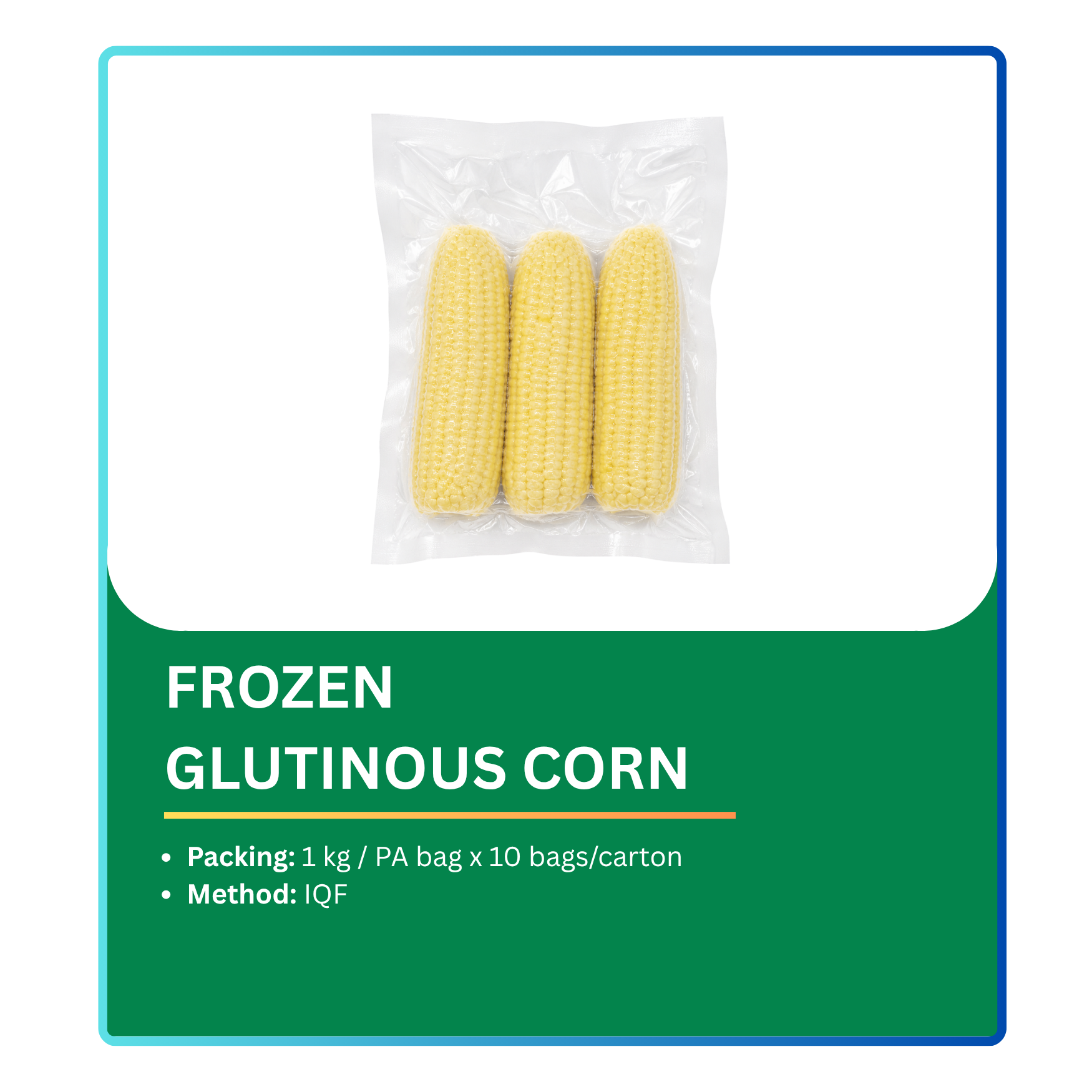 Frozen Glutinous Corn