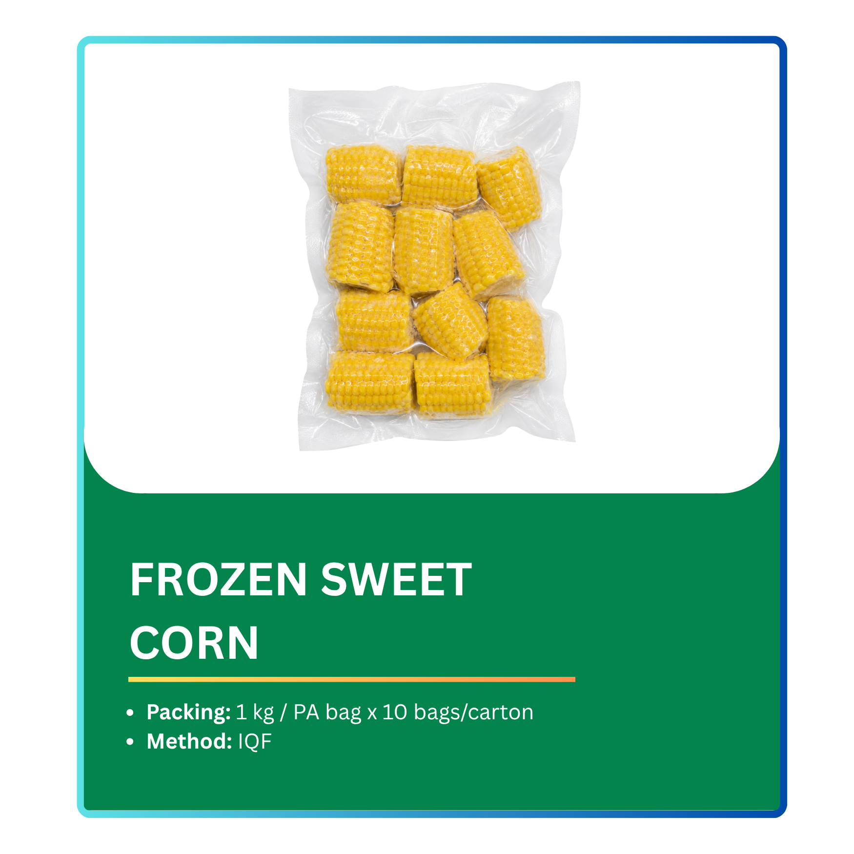 Frozen Sweet Corn