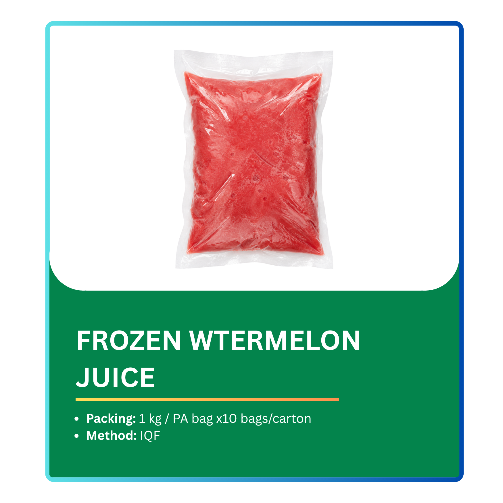 Frozen Wtermelon Juice
